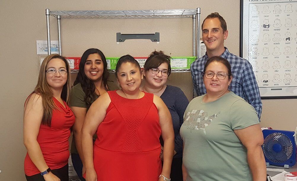 Catholic Charities of the Archdiocese of Galveston-Houston volunteers at Catholic Community Services of Yuma, AZ.