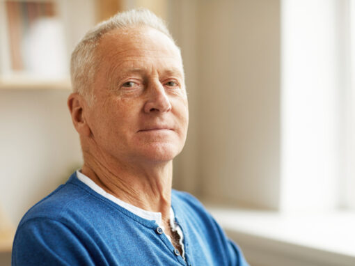 Portrait of Senior Man Indoors