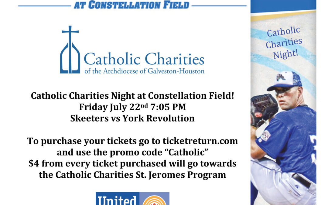 Catholic Charities Night at Constellation Field!