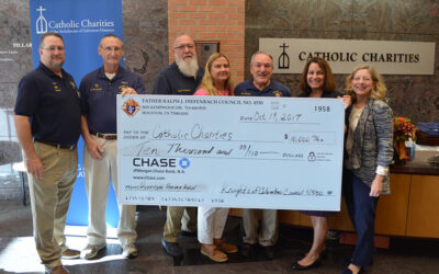 Knights of Columbus Donate $10,000 to Catholic Charities for Disaster Relief