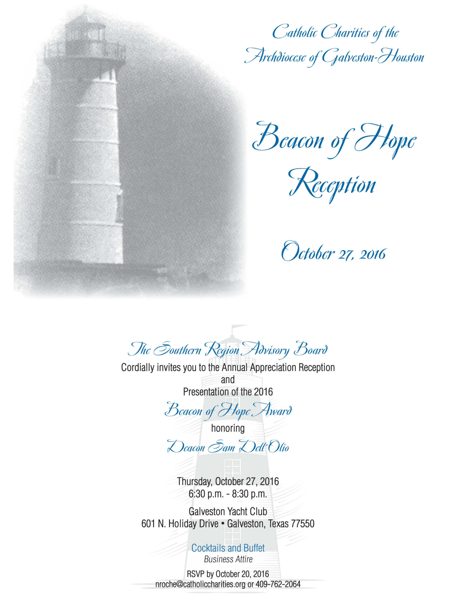 Galveston Beacon of Hope Reception 2