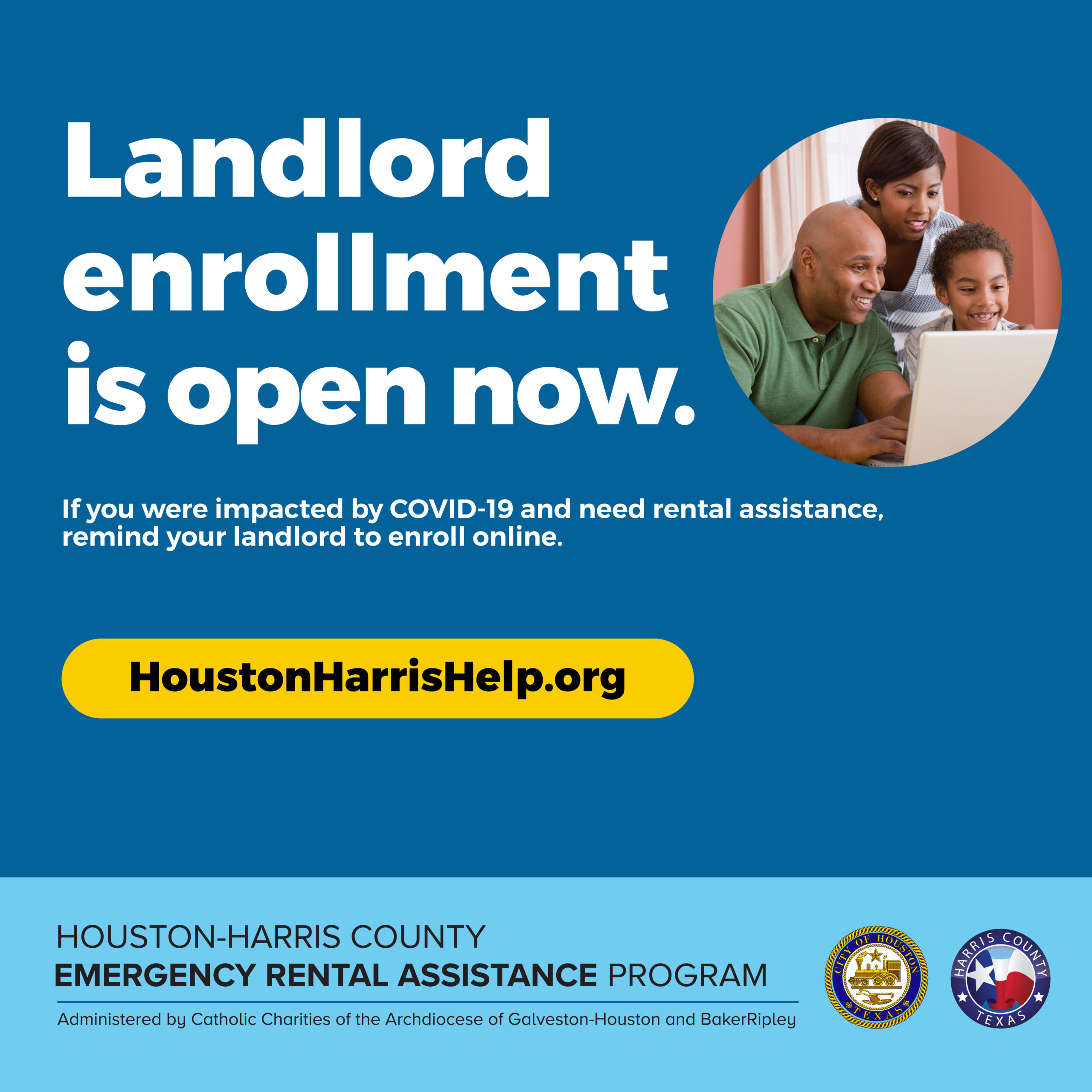 Renters should encourage their landlords to enroll now.