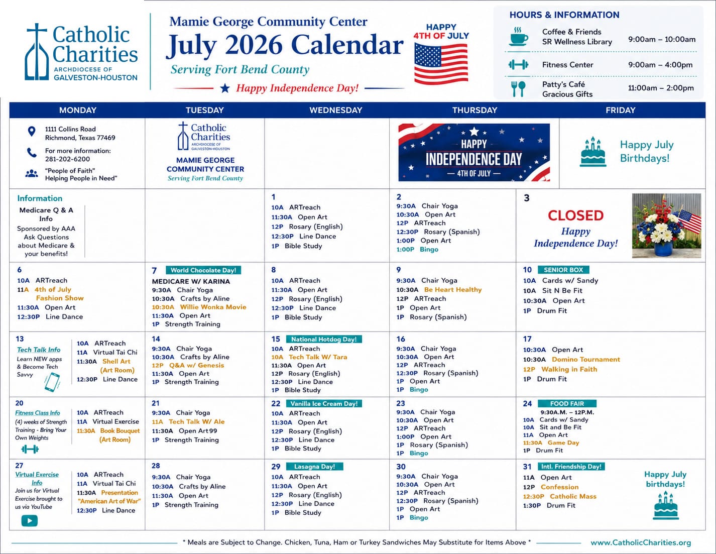 July 2026 MGCC