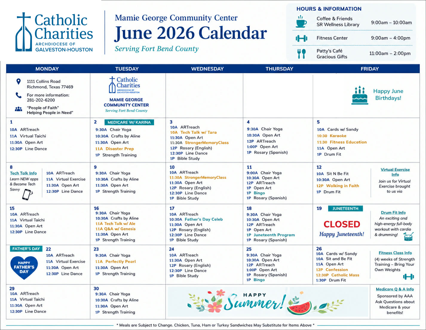 June 2026 MGGC