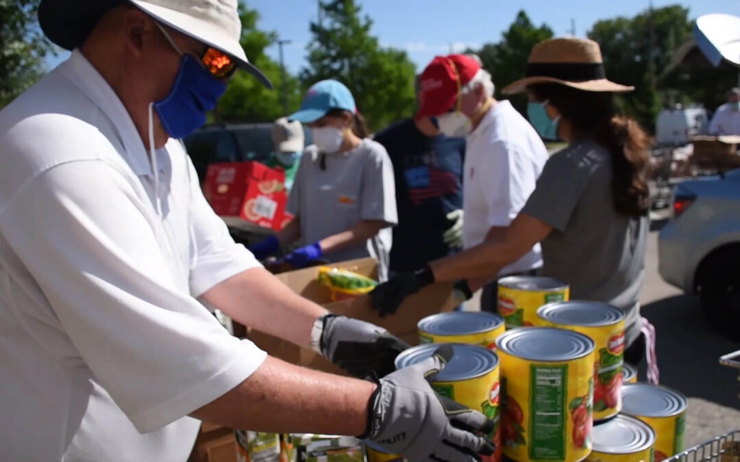 Fort Bend Food Distribution at Mamie George Community Center