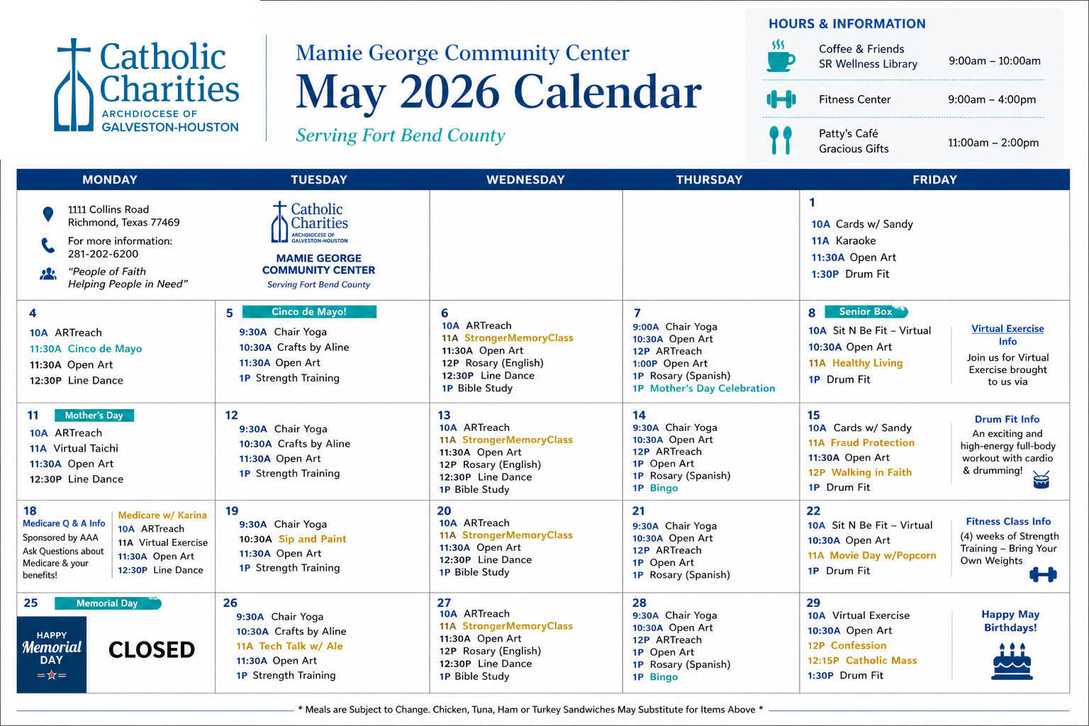 May 2026 MG