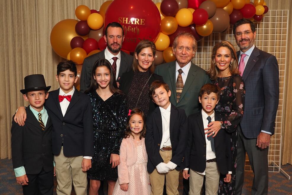 The Vujasinovic Family at Catholic Charities' inaugural Share Your Blessings Luncheon