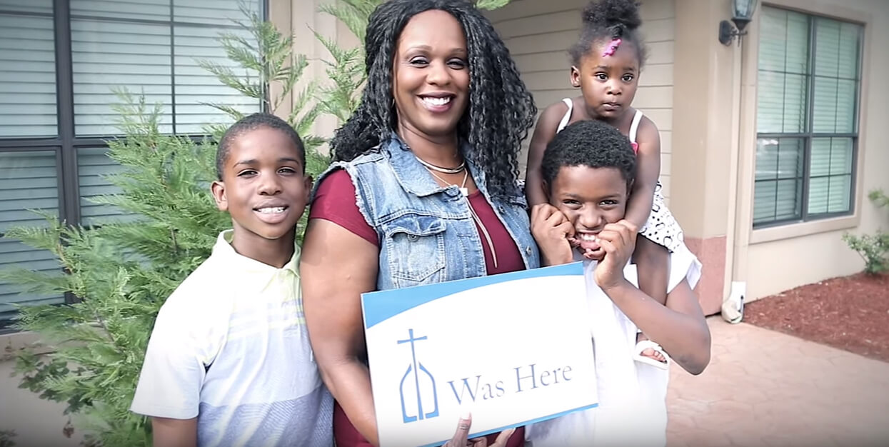 Yashika Olgesby, a single mother of four and a veteran of the U.S. Navy, was able to find employment to support her children and is now attending school to become a counselor thanks to Catholic Charities.