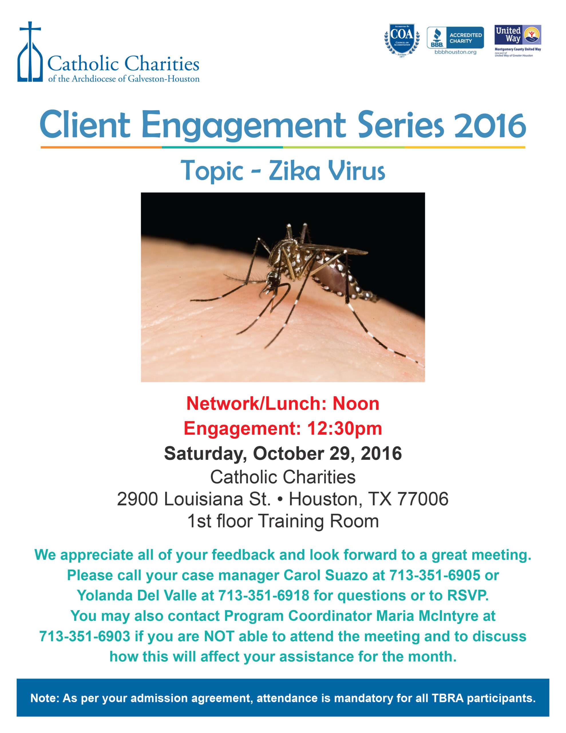Zika Client Engagement Flyer