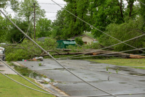 Tornado damage