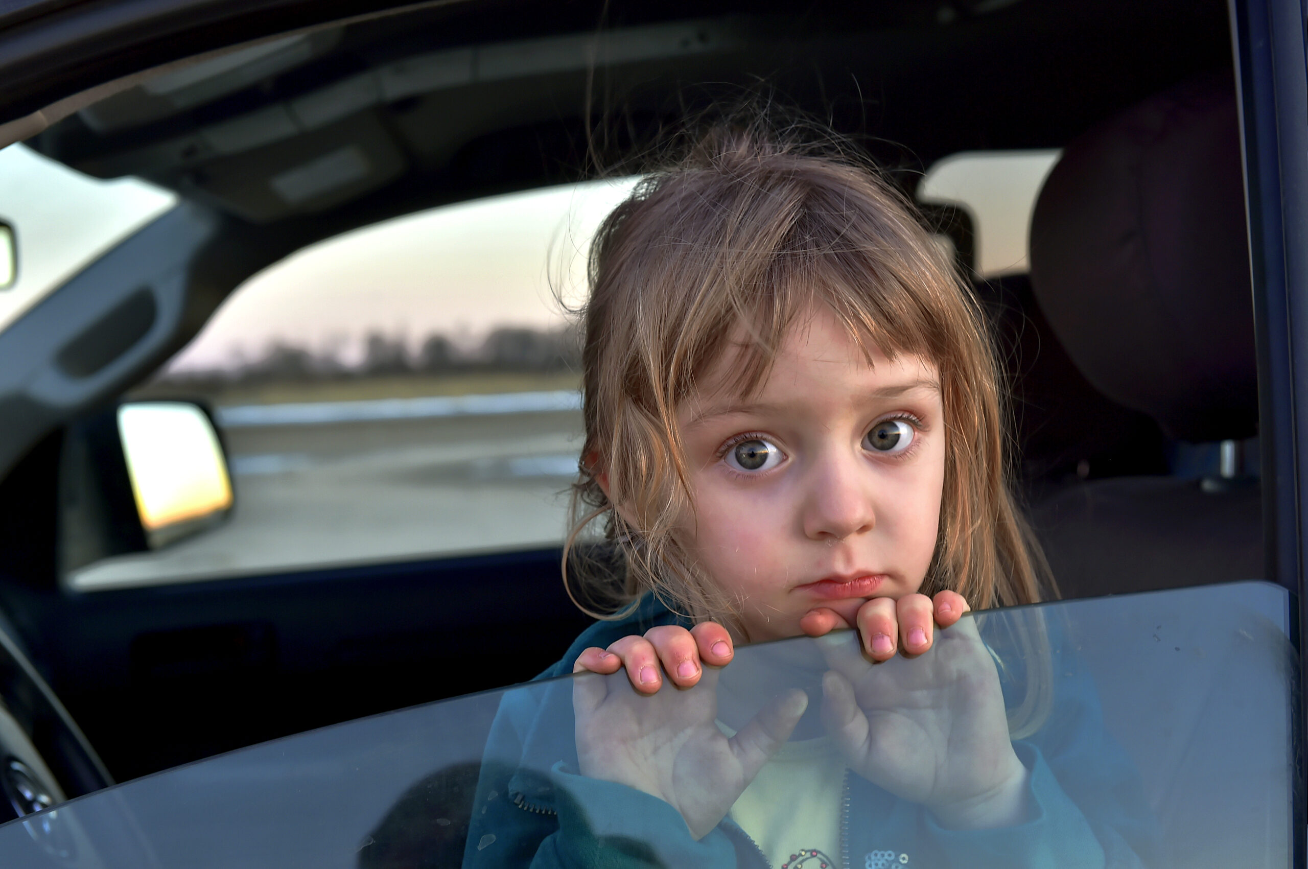Little girl with big eyes Little girl with big eyes